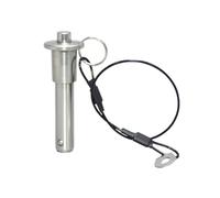 WBTAJZHY Goupille de déverrouillage Rapide, 1 goupille Verrouillage à Bille Ressort en Acier Inoxydable 12 mm diamètre, loquet for Enceintes Line Array(12x35mm)