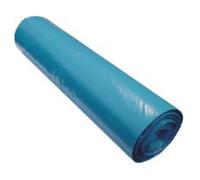WBV Lot de 25 sacs poubelle 140 l Bleu 900 x 1100 cm Type 60 38 microns