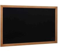 Securit Woody Tableau noir mural en teck 30 x 40 cm