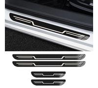 WBWBB 4 Pièces Protection Seuil de Porte Voiture pour Porsche Boxster (986), Inoxydable Porte De Voiture Entrer dans La Garde Plaques De Seuil,C