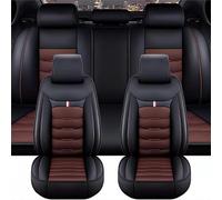 WBWBB Ensemble Complet de Housses Siege Auto pour Dacia Duster 2.Gen 1.Gen HM HS 2010-2015 2016 2017 2018-2025, Respirant et Housses de siège Avant et arrière en Cuir imperméables,D/Black-Coffee