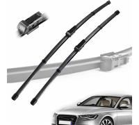 WBWBB Essuie Glace Avant pour Audi A8 S8 D4 2010 2011 2012 2013 2014 2015 2016 2017 26"+21", D'essuie-Glace Pare-Brise Fenêtre Voiture Nettoyer Brosses De Pluie Accessoires