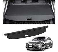 WBWBB Tablette de Colis Coffre Arrière Rétractable de Voiture pour Audi A6 Avant (C8) Station Wagon (Estate) 2019, Noir Housse Colis Cargo Coque Cache-Bagages Couverture