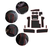 WBWBB Tapis Antidérapants de Voiture pour Renault Clio 5 2022+, apis en Caoutchouc pour Console Centrale, Porte-Gobelet Couture de Porte