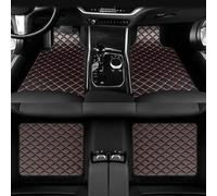 WBWBB Tapis Voiture 4 pièces Cuir pour Mini Aceman J05 2024-2025 - Imperméable et antidérapant Avant et arrière Accessoires de Voiture Intérieur,Black-Red