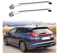 WBWJYAI (1 Paire) Barres Transversales De Aluminium pour Civic Tourer 2014+ 2015 2016 2017 2018-2023 Barres de Toit Transversales,O