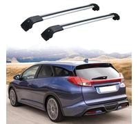 WBWJYAI (1 Paire) Barres Transversales De Aluminium pour Civic Tourer 2014+ 2015 2016 2017 2018-2023 Barres de Toit Transversales,Q