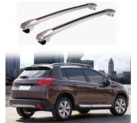 WBWJYAI (1 Paire) Barres Transversales De Aluminium pour Peugeot 2008 SUV 2014 2015 2016 2017 2018 2019 Barres de Toit Transversales,A