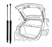 WBZHUSS 2 pièces Voiture Coffre Ressort à gaz, pour Ford S-Max (WA6) MK1 (2006-2014) 670 (N) 600 MM 6M21-R406A10-AD Verins de Coffre Voiture Hayon Amortisseur Tige Support Amortisseurs Accessoires