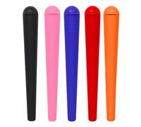 WBZOWRB Manchon pour Joint, Manchons Pour Joint King Size 120 Mm, Joint Étui Tubes Plastique, Porte Joint Étanche Résistant, Eau Pour Odeurs Boîte Tube Transport Stockage Tubes Etuis, 5 pièce
