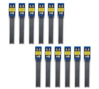 WBZOWRB Recharges de Crayons mécaniques de 0,5 mm, Mines de Crayons mécaniques Anti-Casse, Mines de Crayons HB, Crayons mécaniques pour Le Bureau et l'école, 144 pièce