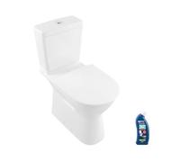 WC à poser PMR sans bride VILLEROY ET BOCH O.novo avec abattant + nettoyant