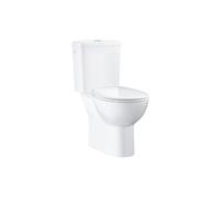 WC à poser sans bride Bau Ceramic Quickfix avec abattant frein de chute declipsable