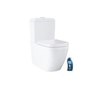 WC à poser sans bride Euro Ceramic + abattant et nettoyant