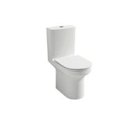 WC à poser sans bride sortie horizontale Elite avec abattant frein de chute