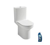 WC à poser sans bride sortie horizontale JACOB DELAFON Elite avec abattant frein de chute + Gel WC