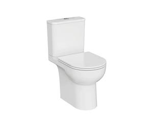 WC à poser sans bride sortie horizontale Vortex VitrA M-20 avec abattant frein de chute