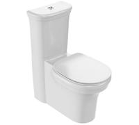 WC à poser sans bride sortie universelle JACOB DELAFON Cléo 1889 avec abattant extra-plat frein de chute