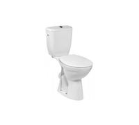 WC à poser sortie horizontale Brive surélevé (PMR) + réservoir + abattant