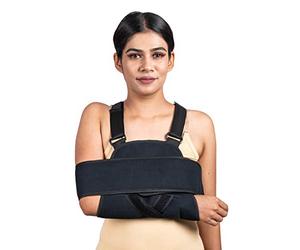 WC_Arm Sling Immobilisateur d'épaule - Meilleure sangle de poignet entièrement réglable et support de bras - Sangle d'épaule pour immobiliser les épaules - Bande d'immobilisation pour une