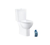 WC au sol Bau Ceramic avec abattant déclipsable + Briochin