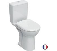 Geberit Pack WC Renova Comfort – surélevé, Rimfree, avec réservoir, sortie horiz., abattant blanc