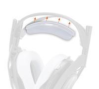 WC BandZ A50 - Kit de Remplacement de Bandeau amélioré pour Astro A50 Gen 4, Gen 5 et A50X par Wicked Cushions | Confort, Style et Installation faciles améliorés | White