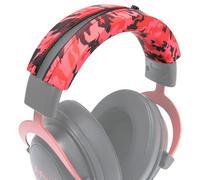 WC BandZ Cloud - Bandeau en Silicone pour Casque HyperX Cloud Series par Wicked Cushions | Confort, Style et Protection Contre la Transpiration améliorés | Red Camo
