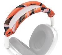 WC BandZ Max - Housse de Bandeau en Silicone Compatible avec AirPods Max 1 & 2 par Wicked Cushions | Confort et Protection Améliorés | Designs Wicked | Prisme Orange