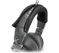 WC BandZ V2 Couvre-Bandeau de Protection pour Les Casques Audio Technica ATH M Series - Lavable en Machine, Le Cuir ne s'écaille Plus - Compatible avec M50X / M50XBT / M50 / M40X et Plus | Noir