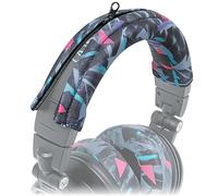 WC BandZ V2 Couvre-Bandeau de Protection pour Les Casques Audio Technica ATH M Series - Lavable en Machine, Le Cuir ne s'écaille Plus - Compatible avec M50X / M50XBT / M50 / M40X et Plus | 90's Black