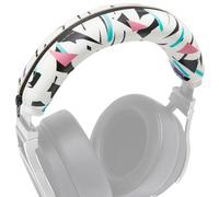 WC BandZ Virtuoso V2 - Housse de Bandeau en Silicone pour Casque Corsair Virtuoso par Wicked Cushions | Lavable en Machine, Plus de Cuir écaillé | pour Virtuoso Wireless, XT et SE | 90's White