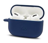 WC CaseZ Compatible avec Les AirPods Pro 1 et 2 d'Apple - Étui de Protection en Silicone Souple avec Porte-clés par Wicked Cushions | Résistant aux Chocs et à la poussière | Navy