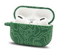 WC CaseZ - Étui de Protection en Silicone pour Apple AirPods Pro 1 & 2 | Étui silicone souple avec porte-clés, antichoc & anti-poussière, Wicked Designs, par Wicked Cushions | Emerald Tide