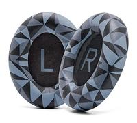 WC Coussinets améliorés pour Casque Bose Noise Cancelling 700 (NC700) par Wicked Cushions - Cuir Souple, Mousse à mémoire de Forme de Luxe, épaisseur Accrue, Extra Durable | Geo Grey