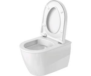 WC Duravit Darling New Wand, Wash-down, 540mm, sans rebord, avec fixation cachée (Durafix), 25570900001, Couleur: Blanc avec Wondergliss