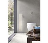 WC encastré Emco Asis plus garniture de toilette 975611010 11010, charnière de porte à gauche, aluminium, 803 mm, porte carrelée