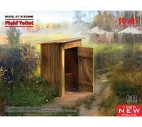 Wc (Field Toilet) Diorama Accessory1 :3 5 Plastique Model Kit Icm