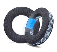 WC Freeze DT770 - Coussinets d'oreille en Gel de Refroidissement pour Casque Beyerdynamic DT770, DT990, DT880, MMX300, DT1770, DT1990 | Extérieur en Tissu Sport, Isolation phonique | Geo Grey