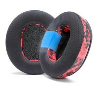 WC Freeze Kraken V3 Pro - Coussinets en Gel rafraîchissant pour Razer Kraken V3 et V3 Pro par Wicked Cushions - Maximisez Le Confort, la durabilité, l'épaisseur et l'isolation Acoustique | Red Camo