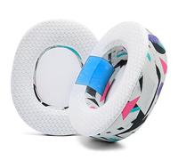 WC Freeze Nova Pro Wireless - Coussinets à Gel rafraîchissant pour Arctis Nova Pro Wireless et Nova Elite (incompatibles avec d'autres modèles), par Wicked Cushions | 90's White