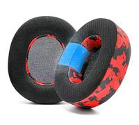 WC Freeze Nova Pro Wireless - Coussinets à Gel rafraîchissant pour Arctis Nova Pro Wireless et Nova Elite (incompatibles avec d'autres modèles), par Wicked Cushions | Camouflage Rouge