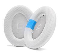 WC Freeze QC Ultra - Coussinets d'oreille de Rechange en Gel rafraîchissant compatibles avec Les écouteurs Bose QuietComfort Ultra Gen 1 et Gen 2 par Wicked Cushions | Tissu Respirant | White Smoke