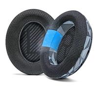 WC Freeze QC35 - Coussinets d'oreille en Gel de Refroidissement pour Casques Bose QC35 et QC35ii (QuietComfort 35) et Plus | Tissu de Sport Respirant, Gel rafraîchissant et Extra épais | Geo Grey