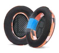 WC Freeze QC35 - Coussinets d'oreille en Gel de Refroidissement pour Casques Bose QC35 et QC35ii (QuietComfort 35) et Plus | Tissu de Sport Respirant, Gel rafraîchissant et Extra épais | Orange Prism