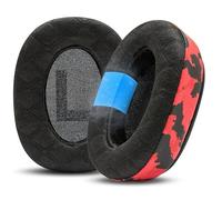 WC Freeze V2 G Pro X - Coussinets d'oreille inclinés en Gel rafraîchissant compatibles avec Logitech G Pro X Series par Wicked Cushions | Coussinets inclinés pour Un Confort extrême | Red Camo