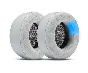 WC Freeze V2 Virtuoso Max - Coussinets d'oreille en Gel rafraîchissant pour Corsair Virtuoso Max par Wicked Cushions | Confort extrême, Nouveau Tissu rafraîchissant Freeze V2 | Silver