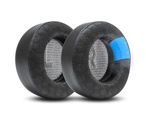WC Freeze V2 Virtuoso Max - Coussinets d'oreille en Gel rafraîchissant pour Corsair Virtuoso Max par Wicked Cushions | Confort extrême, Nouveau Tissu rafraîchissant Freeze V2 | Black