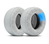 WC Freeze V2 Virtuoso Max - Coussinets Gel pour Corsair Virtuoso Max | Par Wicked Cushions | Confort extrême, nouveau tissu rafraîchissant Freeze V2, très épais | Silver