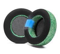 WC Freeze Virtuoso - Oreillettes en Gel de Refroidissement en Tissu Hybride pour Casque de Jeu Corsair Virtuoso par Wicked Cushions - Épaisseur et Isolation Acoustique améliorées | Emerald Tide